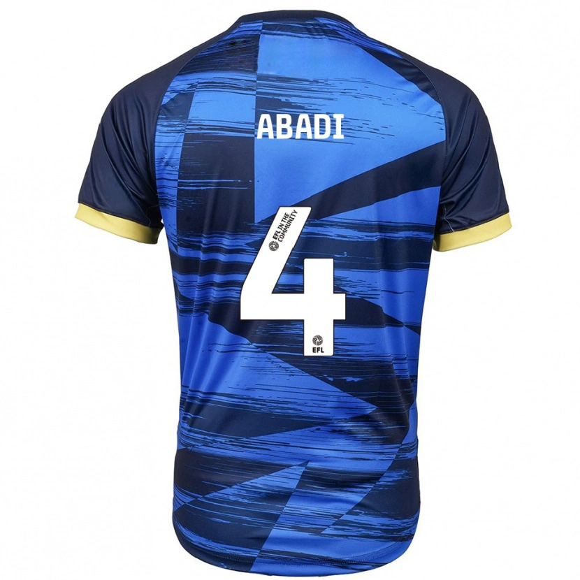 Danxen Barn Laila Abadi #4 Blå Marin Bortatröja Matchtröjor 2025/26 Tröjor T-Tröja
