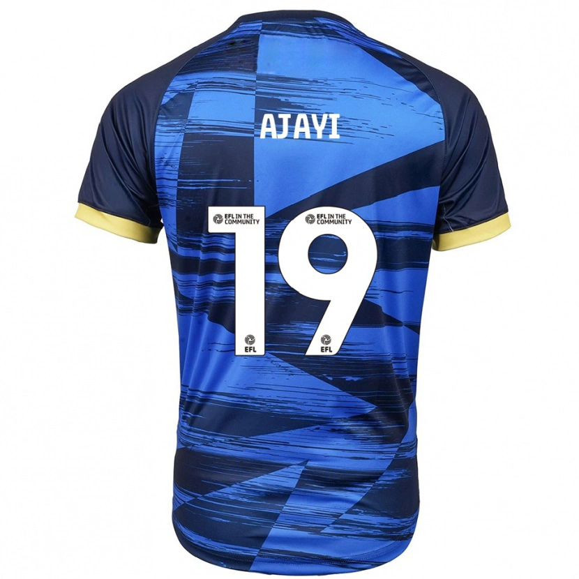 Danxen Barn Damola Ajayi #19 Blå Marin Bortatröja Matchtröjor 2025/26 Tröjor T-Tröja