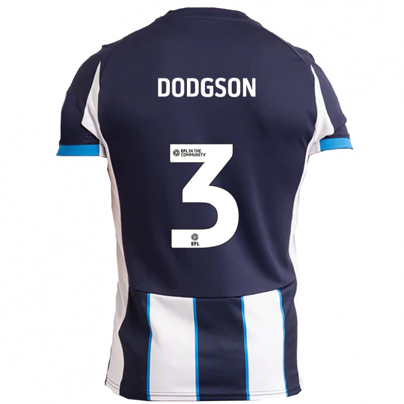 Danxen Barn Owen Dodgson #3 Vit Marin Bortatröja Matchtröjor 2025/26 Tröjor T-Tröja