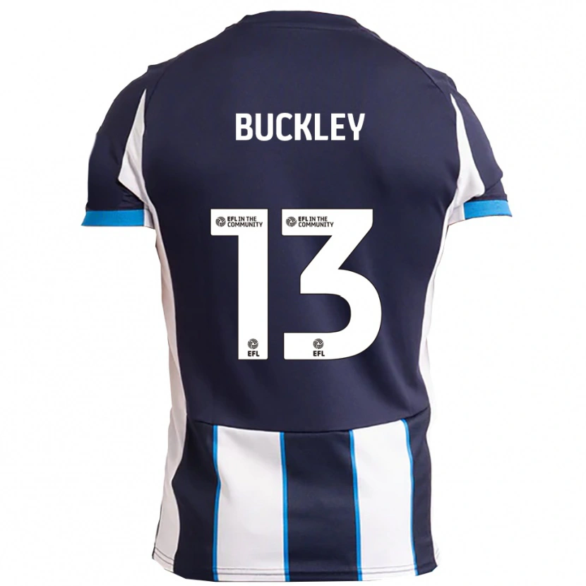 Danxen Barn Benjamin Buckley #13 Vit Marin Bortatröja Matchtröjor 2025/26 Tröjor T-Tröja