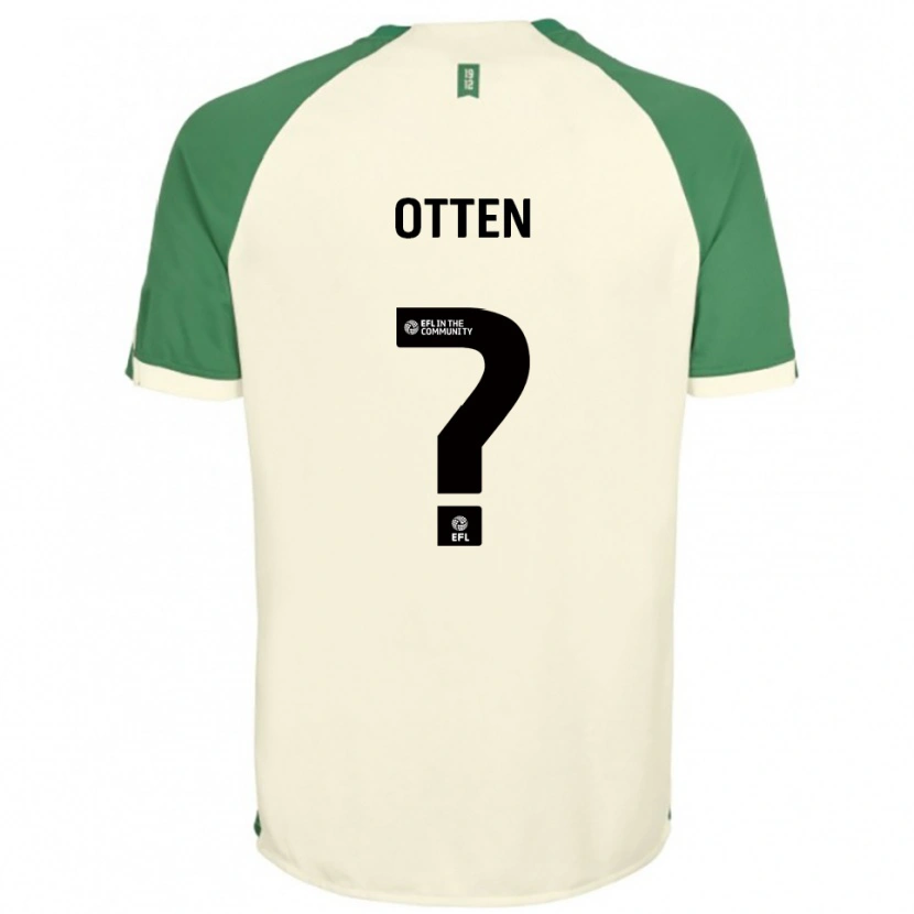 Danxen Barn Gisela Otten #0 Off-White Grön Bortatröja Matchtröjor 2025/26 Tröjor T-Tröja