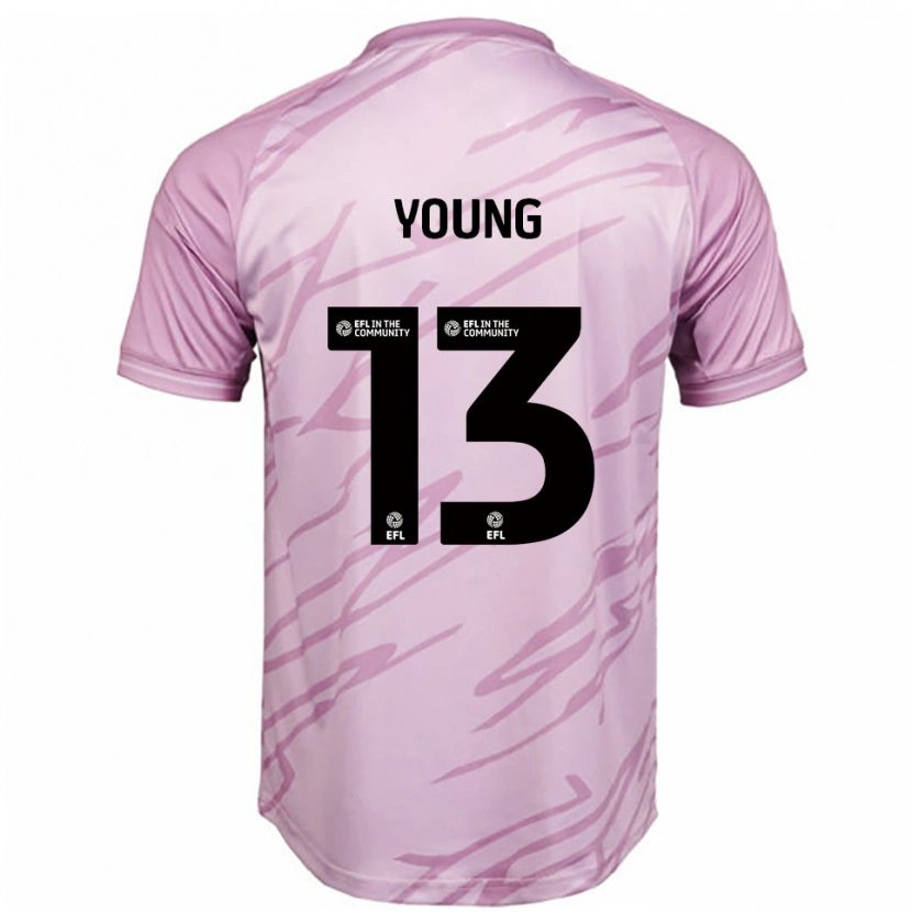 Danxen Barn Joe Young #13 Rosa Svart Bortatröja Matchtröjor 2025/26 Tröjor T-Tröja