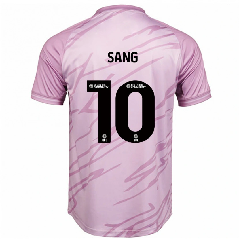 Danxen Barn Tom Sang #10 Rosa Svart Bortatröja Matchtröjor 2025/26 Tröjor T-Tröja