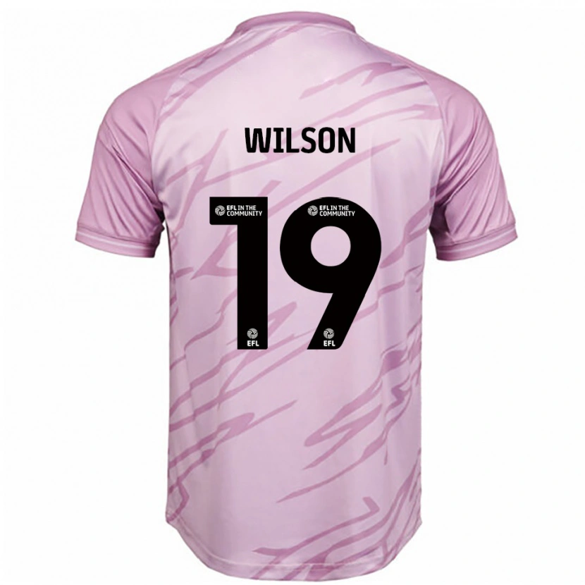 Danxen Barn Pip Wilson #19 Rosa Svart Bortatröja Matchtröjor 2025/26 Tröjor T-Tröja