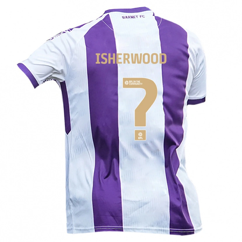 Danxen Barn Millie Isherwood #0 Vit Lila Bortatröja Matchtröjor 2025/26 Tröjor T-Tröja