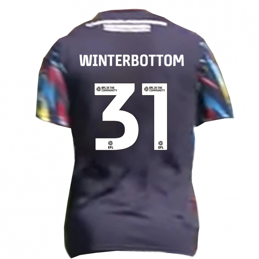 Danxen Barn Ben Winterbottom #31 Marin Gul Röd Bortatröja Matchtröjor 2025/26 Tröjor T-Tröja