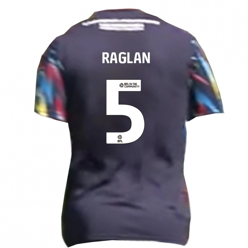 Danxen Barn Charlie Raglan #5 Marin Gul Röd Bortatröja Matchtröjor 2025/26 Tröjor T-Tröja