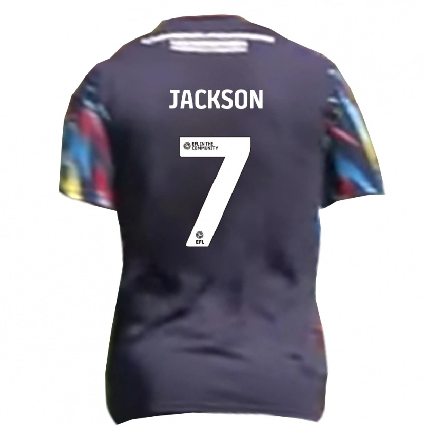 Danxen Barn Ben Jackson #7 Marin Gul Röd Bortatröja Matchtröjor 2025/26 Tröjor T-Tröja