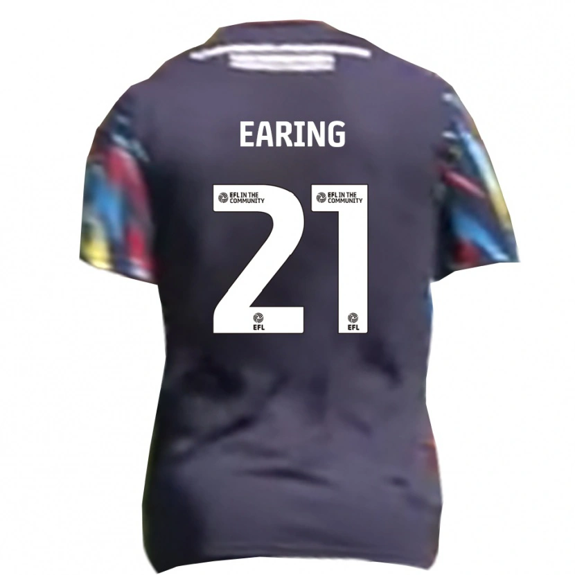 Danxen Barn Jack Earing #21 Marin Gul Röd Bortatröja Matchtröjor 2025/26 Tröjor T-Tröja