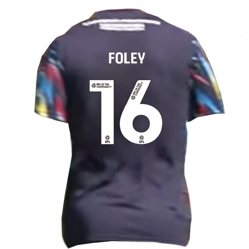 Danxen Barn Sam Foley #16 Marin Gul Röd Bortatröja Matchtröjor 2025/26 Tröjor T-Tröja