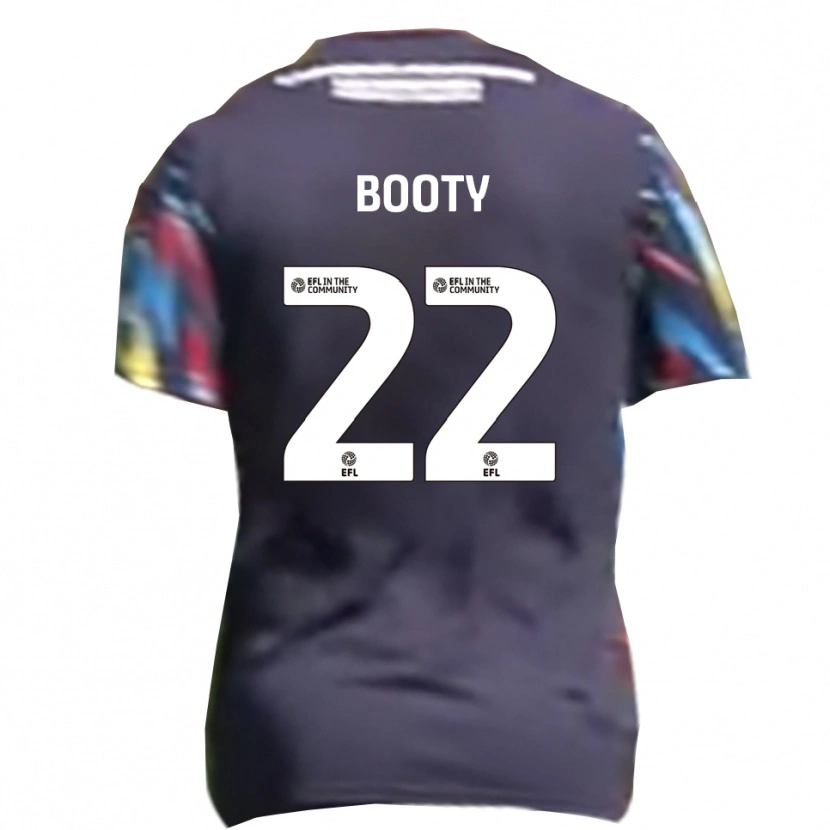 Danxen Barn Regan Booty #22 Marin Gul Röd Bortatröja Matchtröjor 2025/26 Tröjor T-Tröja