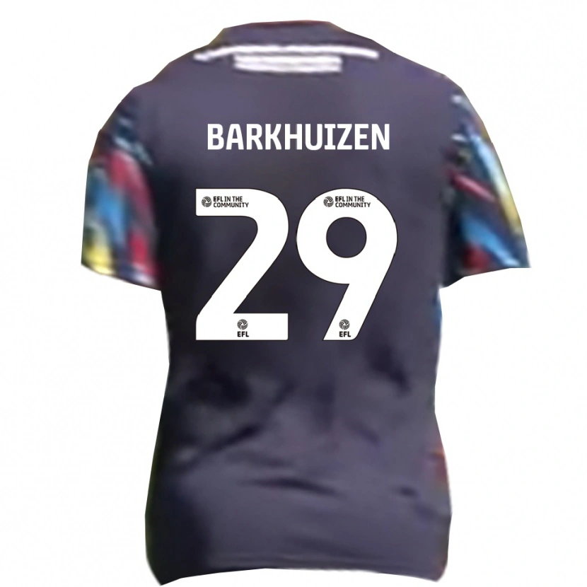 Danxen Barn Tom Barkhuizen #29 Marin Gul Röd Bortatröja Matchtröjor 2025/26 Tröjor T-Tröja