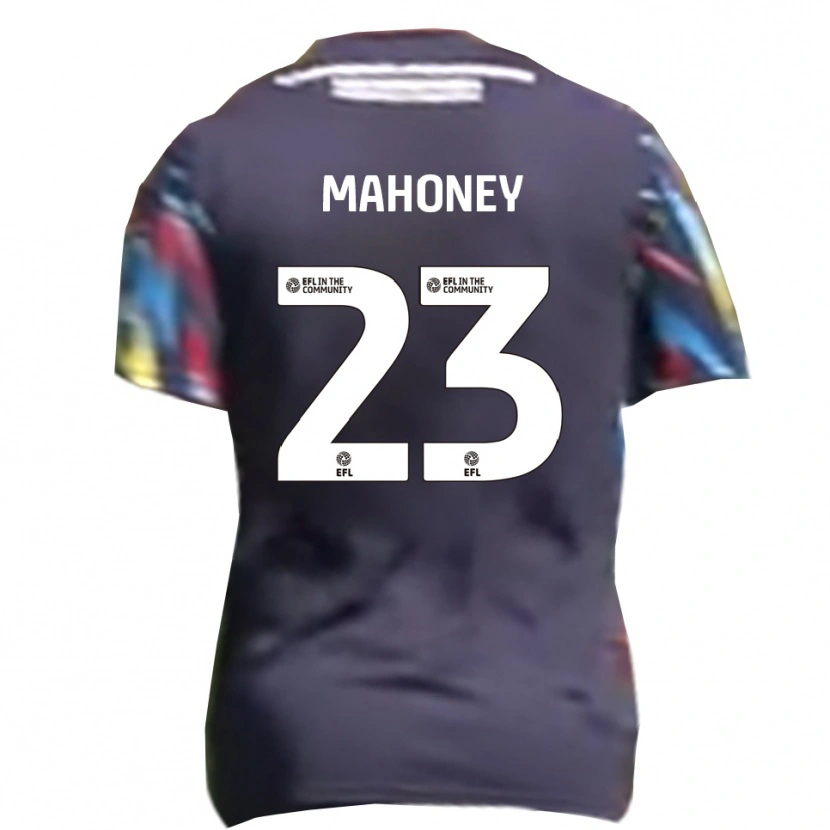 Danxen Barn Connor Mahoney #23 Marin Gul Röd Bortatröja Matchtröjor 2025/26 Tröjor T-Tröja