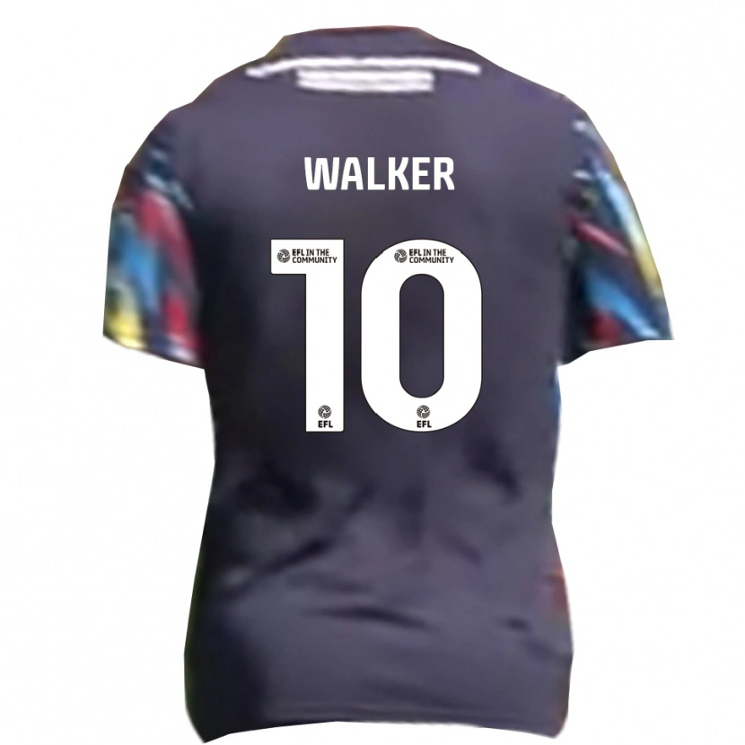 Danxen Barn Tyler Walker #10 Marin Gul Röd Bortatröja Matchtröjor 2025/26 Tröjor T-Tröja