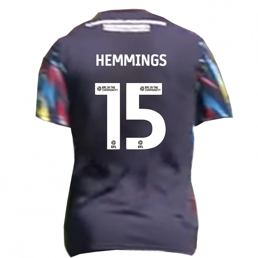 Danxen Barn Kane Hemmings #15 Marin Gul Röd Bortatröja Matchtröjor 2025/26 Tröjor T-Tröja
