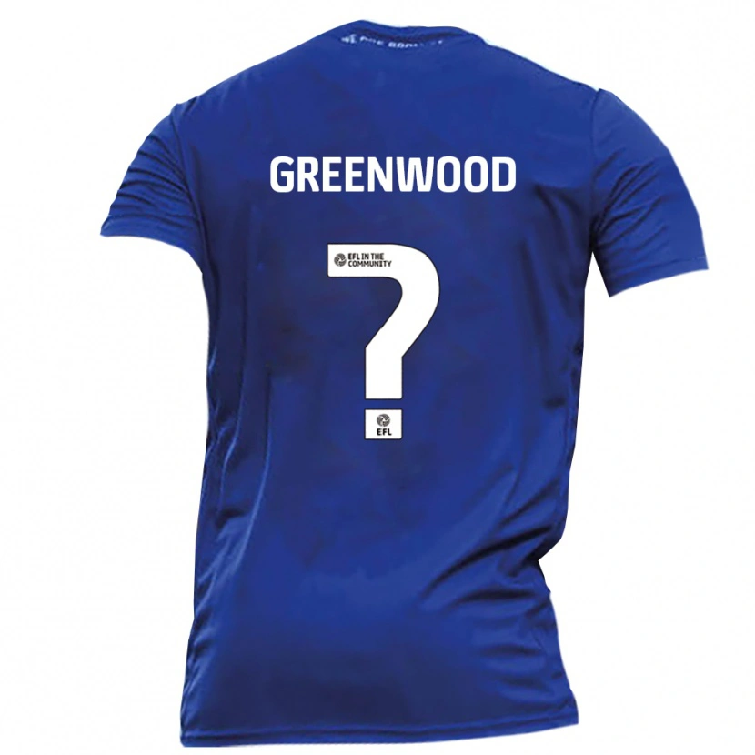 Danxen Barn Charlotte Greenwood #0 Blå Vit Bortatröja Matchtröjor 2025/26 Tröjor T-Tröja