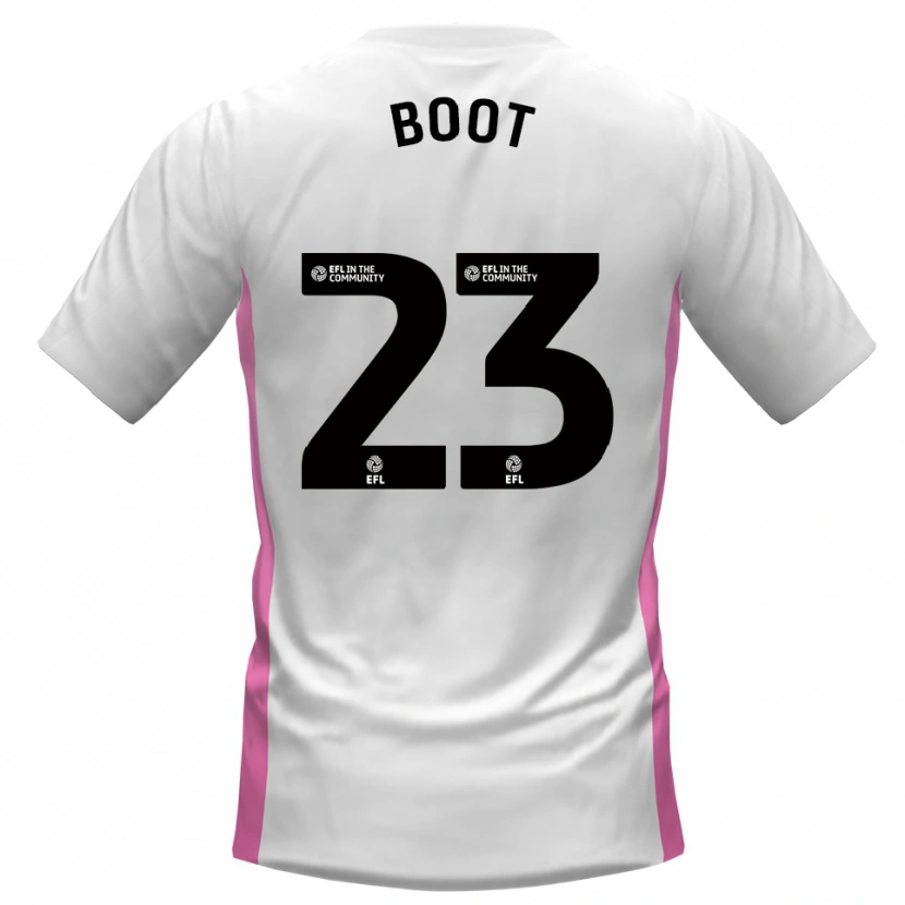 Danxen Barn Ryan Boot #23 Vit Röd Bortatröja Matchtröjor 2025/26 Tröjor T-Tröja