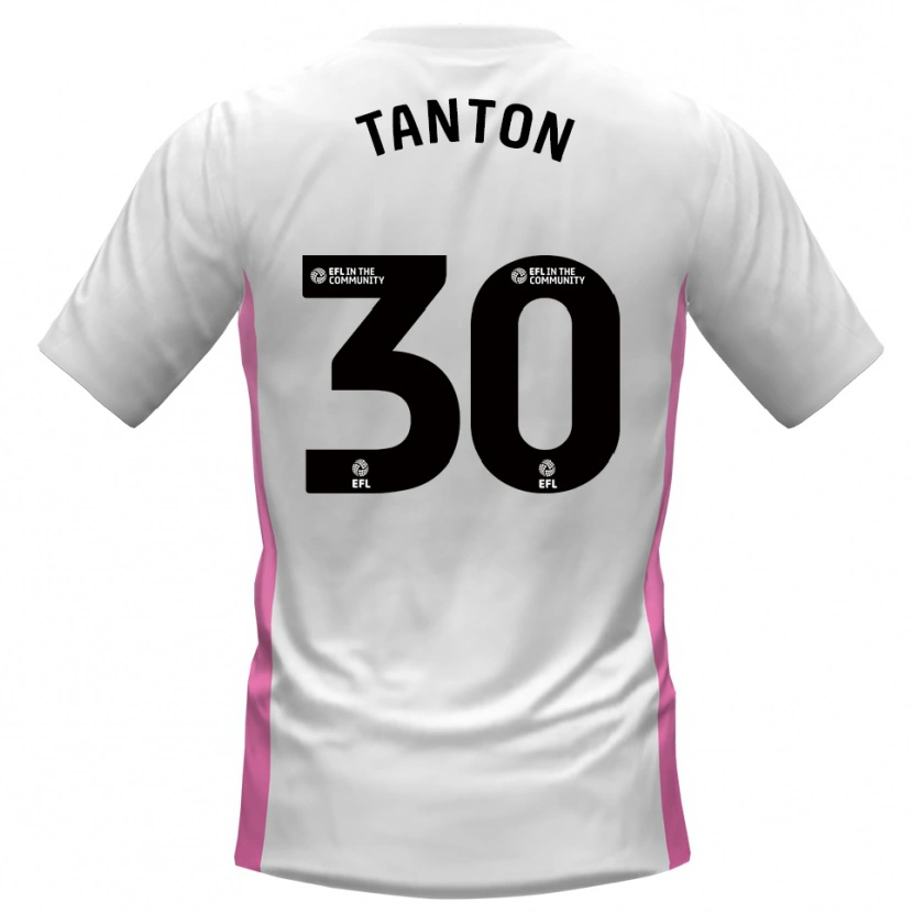 Danxen Barn Devan Tanton #30 Vit Röd Bortatröja Matchtröjor 2025/26 Tröjor T-Tröja
