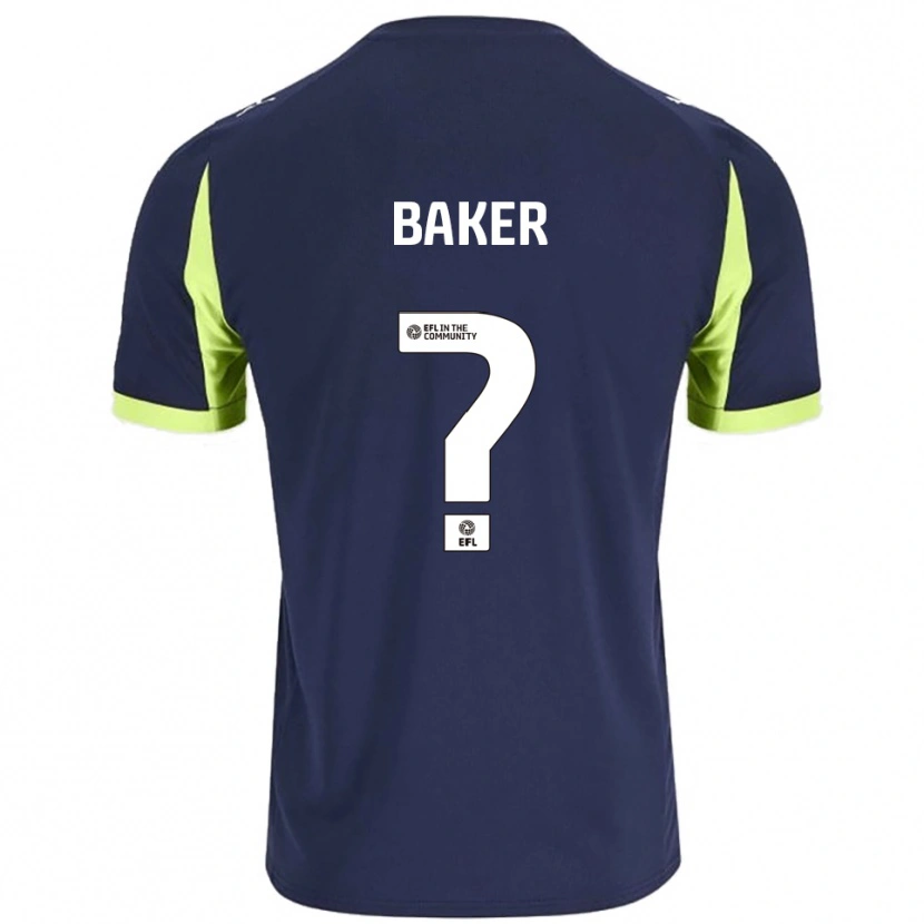 Danxen Barn Billy Baker #0 Marin Fluorescerande Grön Bortatröja Matchtröjor 2025/26 Tröjor T-Tröja