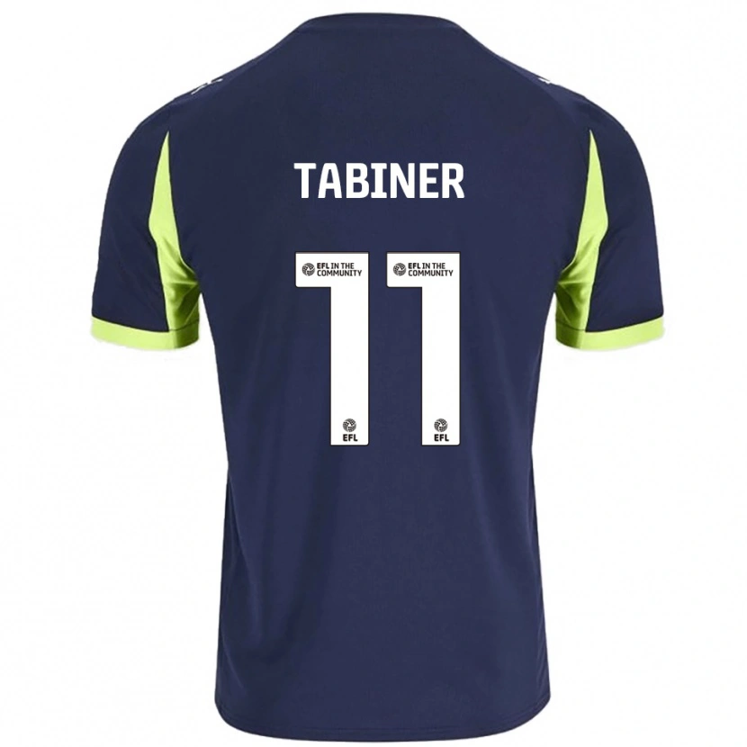 Danxen Barn Joel Tabiner #11 Marin Fluorescerande Grön Bortatröja Matchtröjor 2025/26 Tröjor T-Tröja