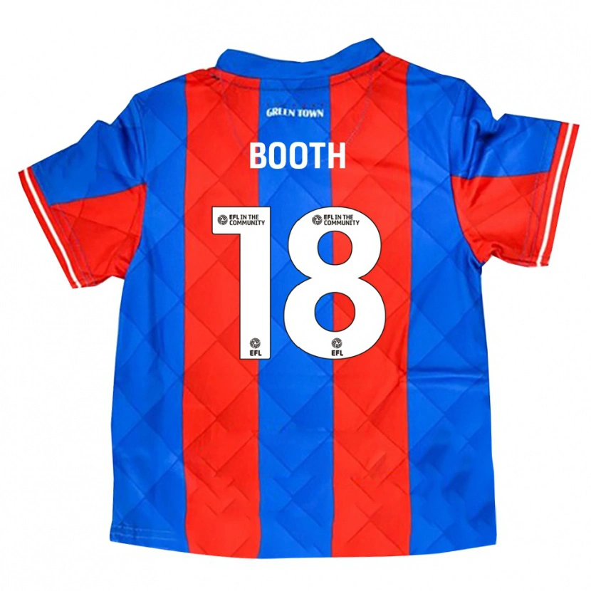 Danxen Barn Harvey Booth #18 Blå Röd Vit Bortatröja Matchtröjor 2025/26 Tröjor T-Tröja