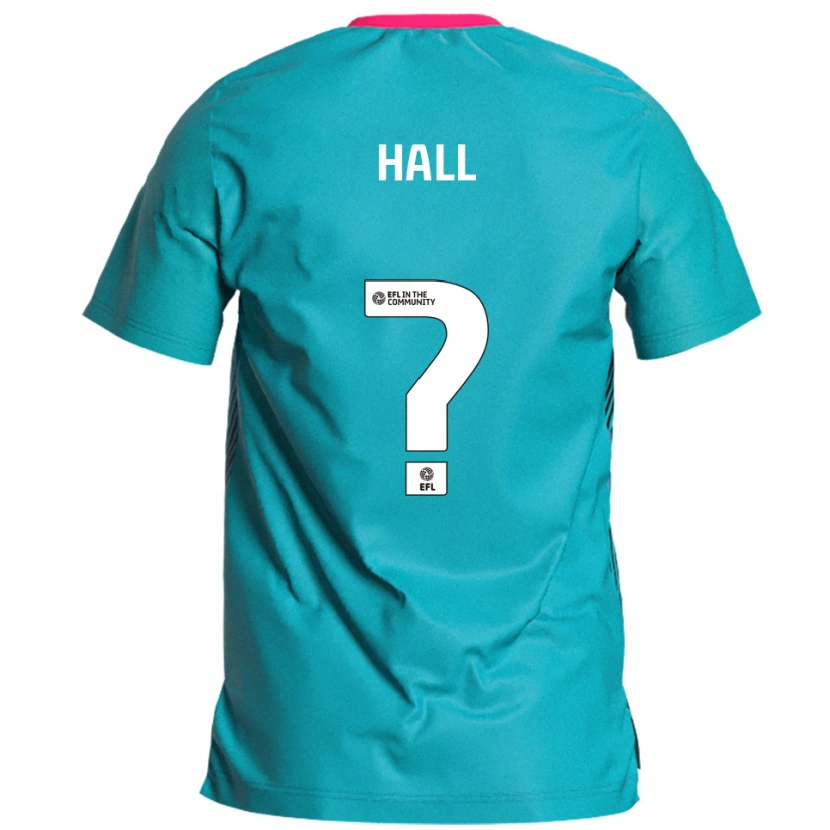 Danxen Barn Ellie Hall #0 Himmelsblå Rosa Bortatröja Matchtröjor 2025/26 Tröjor T-Tröja