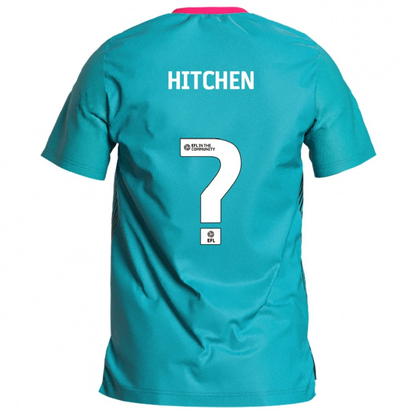 Danxen Barn Rebecca Hitchen #0 Himmelsblå Rosa Bortatröja Matchtröjor 2025/26 Tröjor T-Tröja