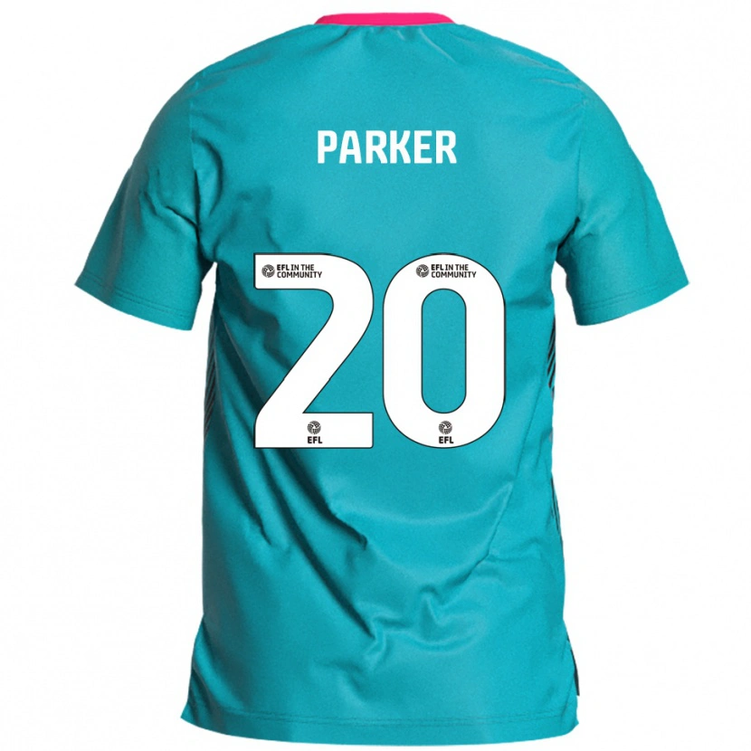 Danxen Barn Charley Parker #20 Himmelsblå Rosa Bortatröja Matchtröjor 2025/26 Tröjor T-Tröja