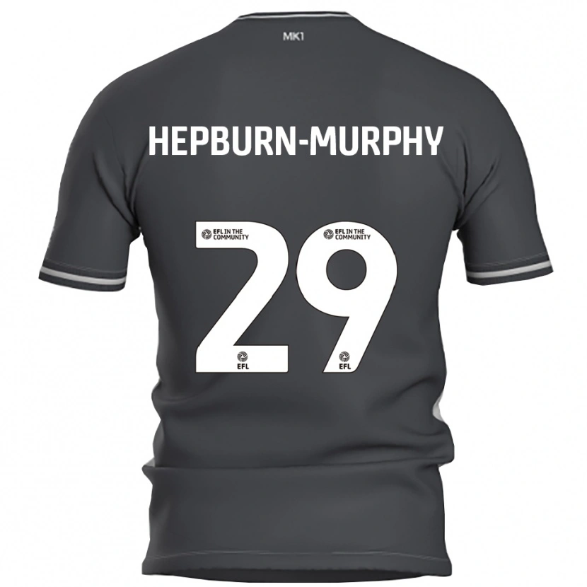 Danxen Barn Rushian Hepburn-Murphy #29 Grå Silver Bortatröja Matchtröjor 2025/26 Tröjor T-Tröja