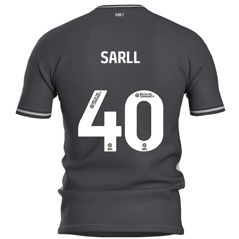 Danxen Barn Amelie Sarll #40 Grå Silver Bortatröja Matchtröjor 2025/26 Tröjor T-Tröja