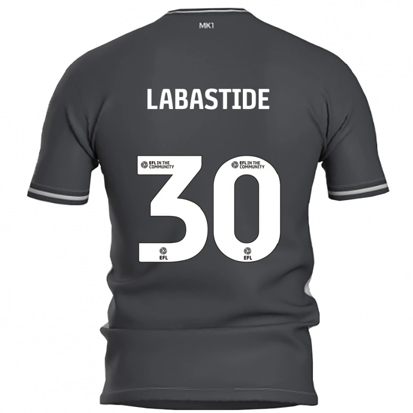 Danxen Barn Zara Labastide #30 Grå Silver Bortatröja Matchtröjor 2025/26 Tröjor T-Tröja