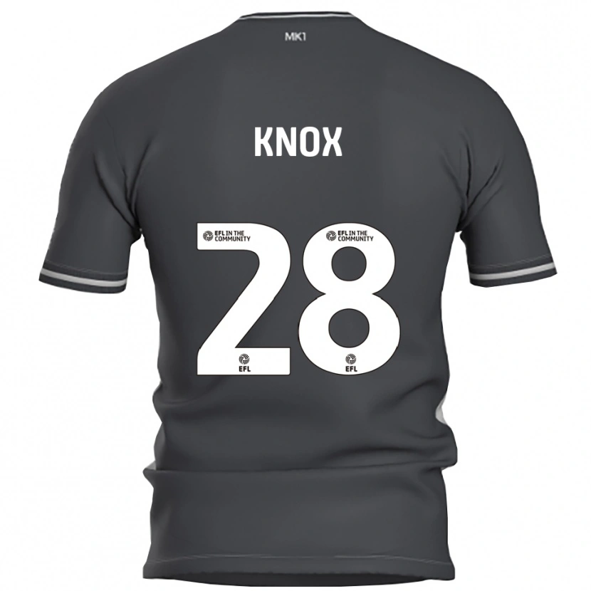 Danxen Barn Mollie Knox #28 Grå Silver Bortatröja Matchtröjor 2025/26 Tröjor T-Tröja