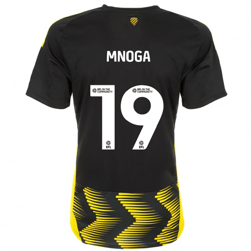 Danxen Barn Haji Mnoga #19 Svart Gul Bortatröja Matchtröjor 2025/26 Tröjor T-Tröja