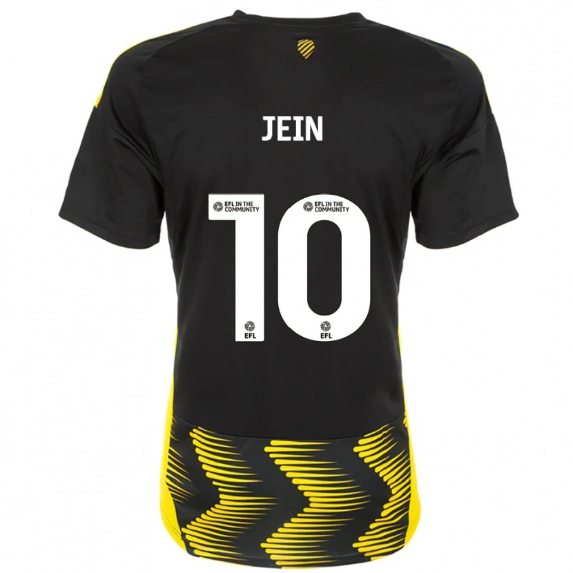 Danxen Barn Shaunna Jein #10 Svart Gul Bortatröja Matchtröjor 2025/26 Tröjor T-Tröja