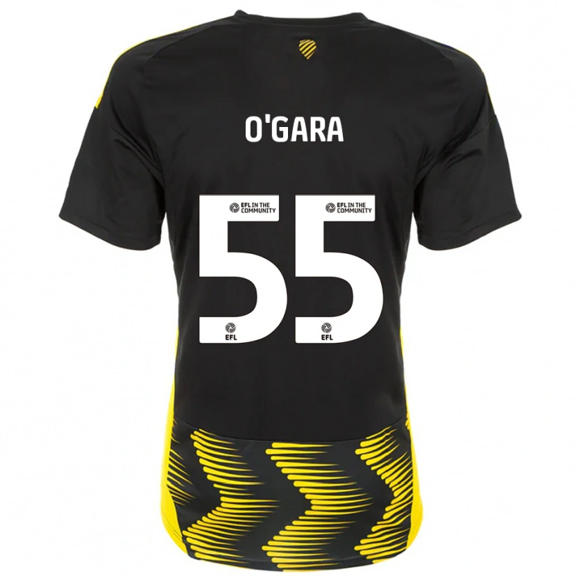 Danxen Barn Harry O'gara #55 Svart Gul Bortatröja Matchtröjor 2025/26 Tröjor T-Tröja