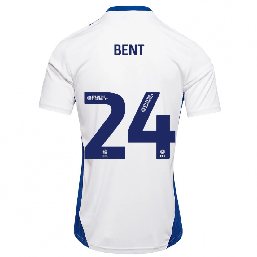 Danxen Barn Steph Bent #24 Vit Blå Bortatröja Matchtröjor 2025/26 Tröjor T-Tröja