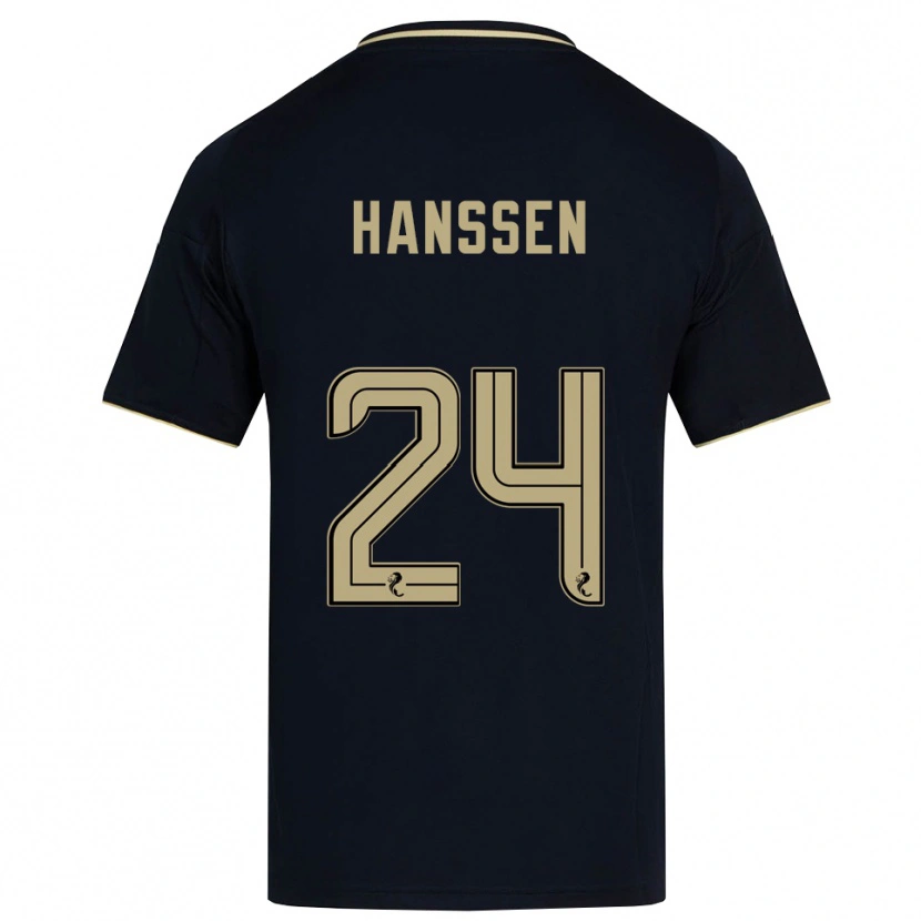 Danxen Barn Nadine Hanssen #24 Marin Guld Bortatröja Matchtröjor 2025/26 Tröjor T-Tröja