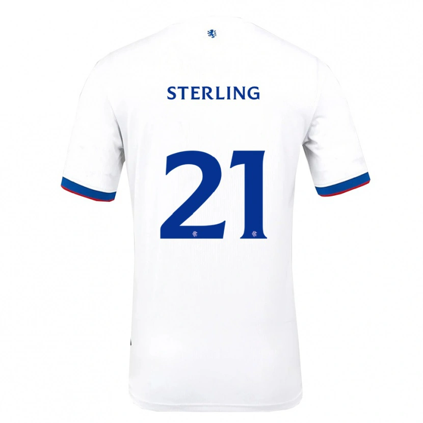Danxen Barn Dujon Sterling #21 Vit Röd Blå Bortatröja Matchtröjor 2025/26 Tröjor T-Tröja