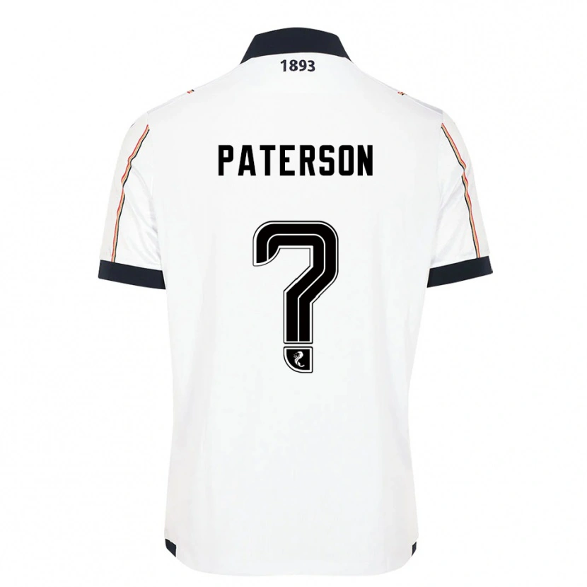 Danxen Barn Sonny Paterson #0 Vit Marin Röd Bortatröja Matchtröjor 2025/26 Tröjor T-Tröja