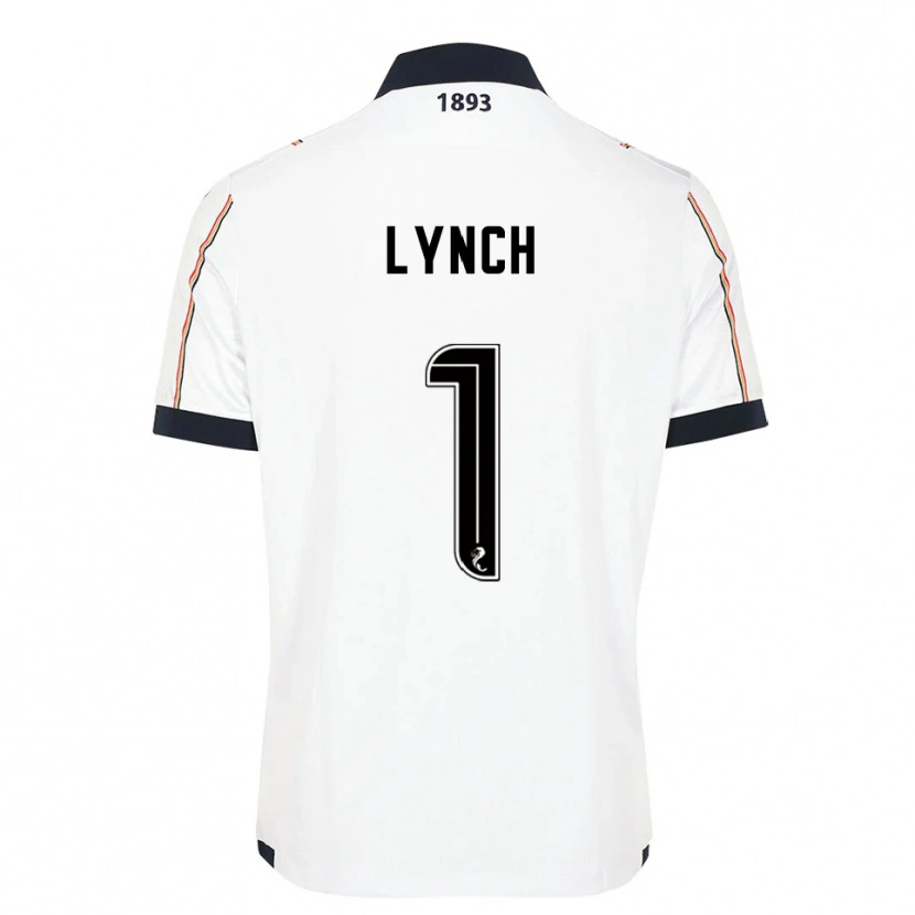 Danxen Barn Ruaridh Lynch #1 Vit Marin Röd Bortatröja Matchtröjor 2025/26 Tröjor T-Tröja