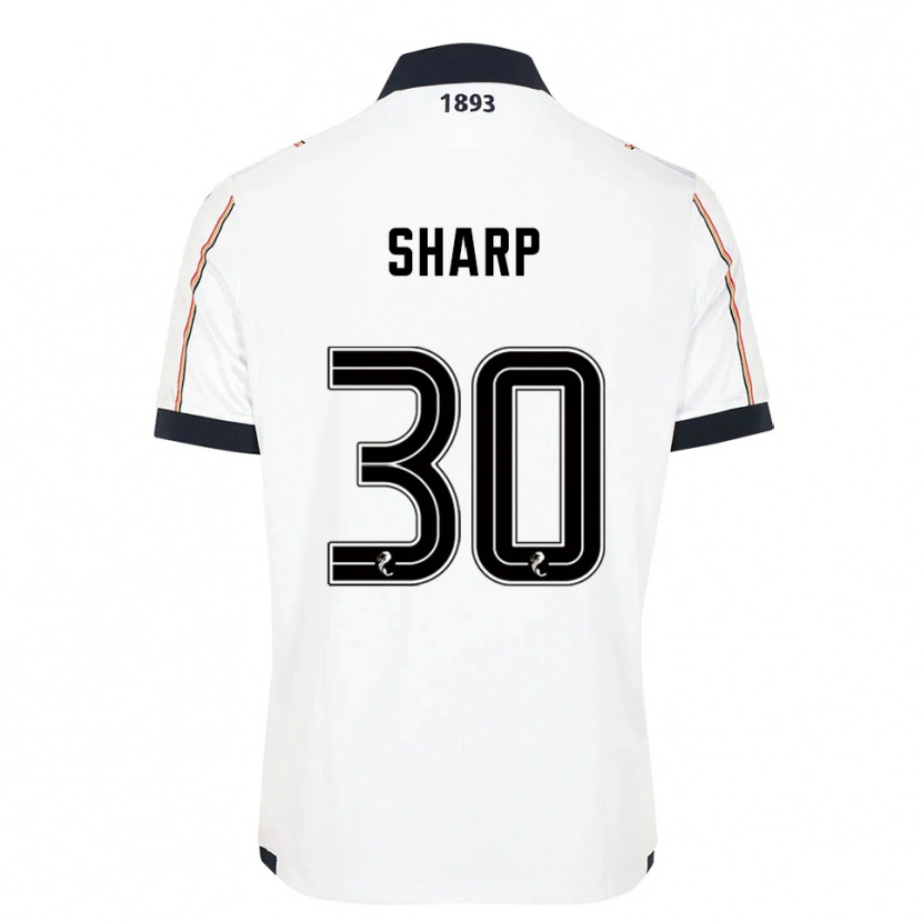 Danxen Barn Harry Sharp #30 Vit Marin Röd Bortatröja Matchtröjor 2025/26 Tröjor T-Tröja