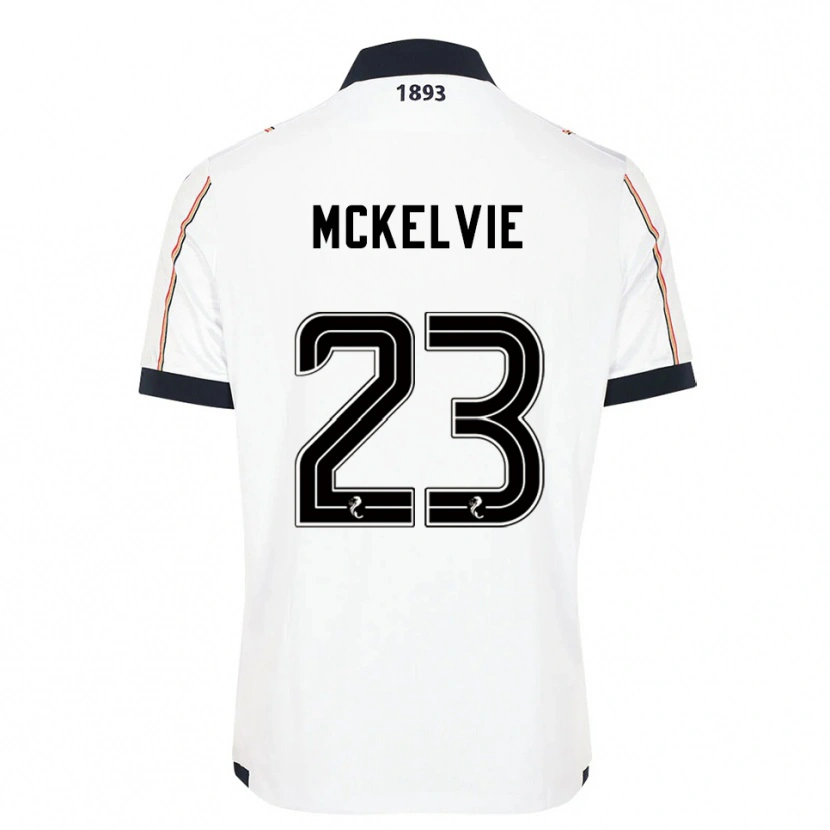 Danxen Barn Lewis Mckelvie #23 Vit Marin Röd Bortatröja Matchtröjor 2025/26 Tröjor T-Tröja
