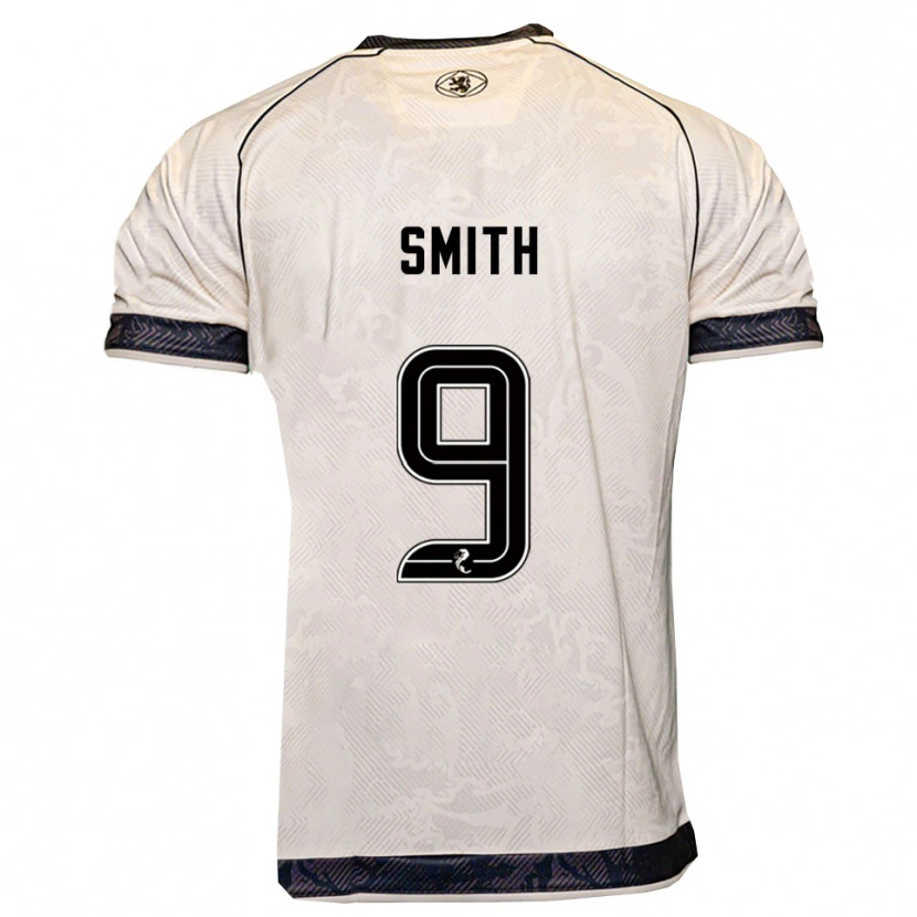 Danxen Barn Robyn Smith #9 Vit Svart Bortatröja Matchtröjor 2025/26 Tröjor T-Tröja