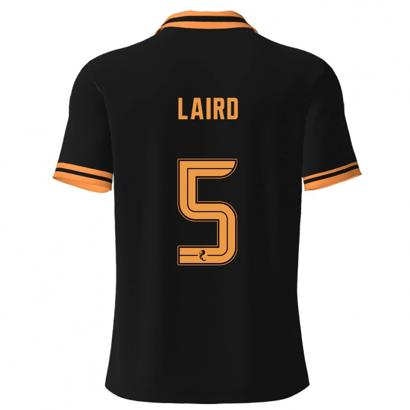 Danxen Barn Summer Laird #5 Svart Gul Bortatröja Matchtröjor 2025/26 Tröjor T-Tröja