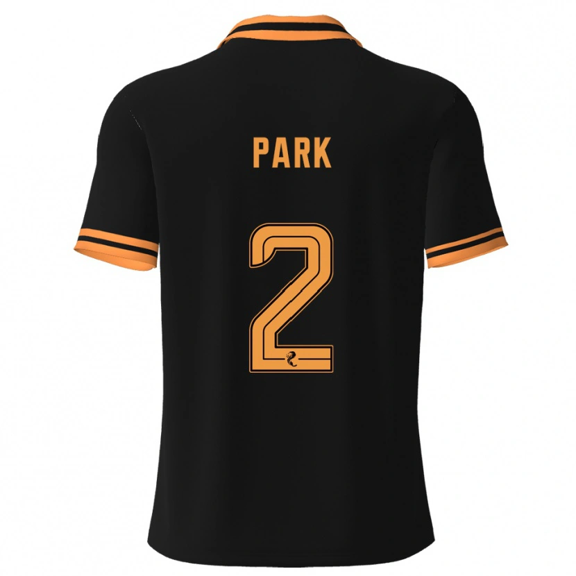 Danxen Barn Lily Park #2 Svart Gul Bortatröja Matchtröjor 2025/26 Tröjor T-Tröja