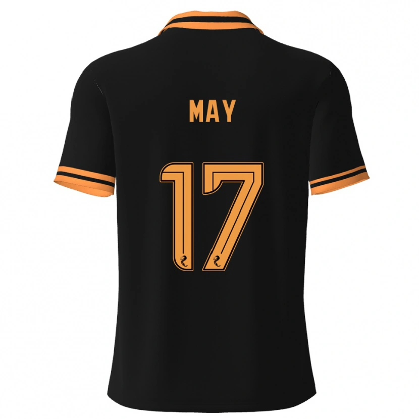 Danxen Barn Stevie May #17 Svart Gul Bortatröja Matchtröjor 2025/26 Tröjor T-Tröja