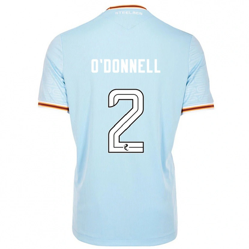 Danxen Barn Stephen O'donnell #2 Himmelsblå Bortatröja Matchtröjor 2025/26 Tröjor T-Tröja