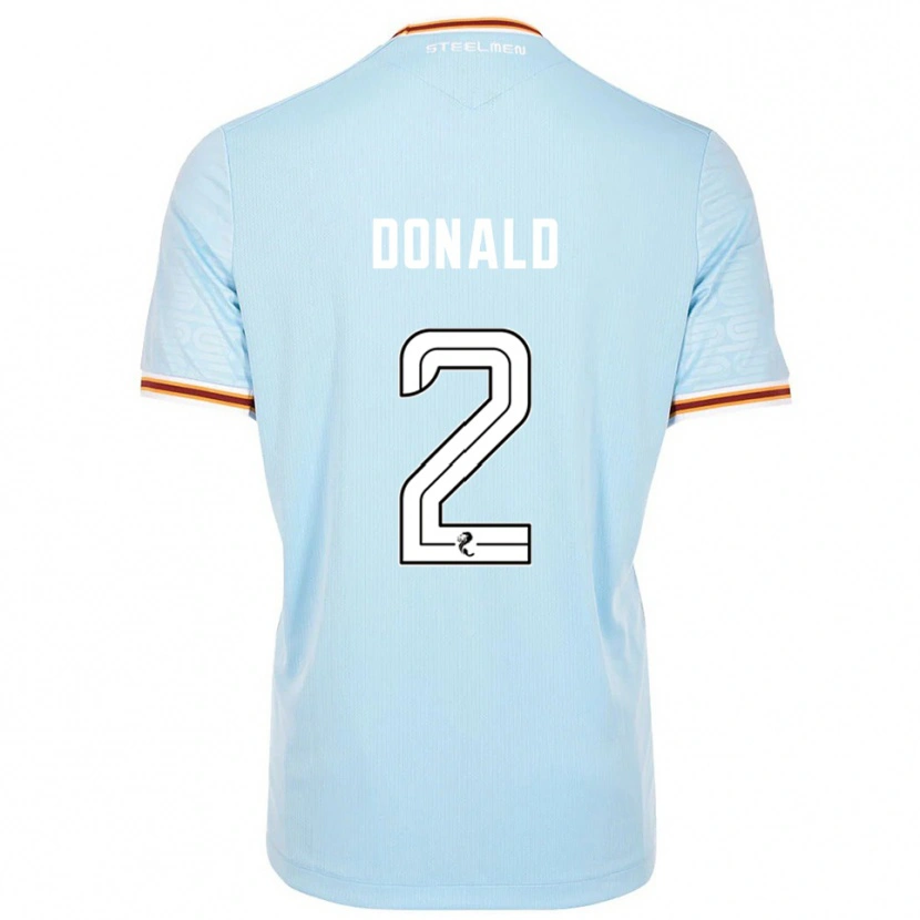 Danxen Barn Eve Donald #2 Himmelsblå Bortatröja Matchtröjor 2025/26 Tröjor T-Tröja