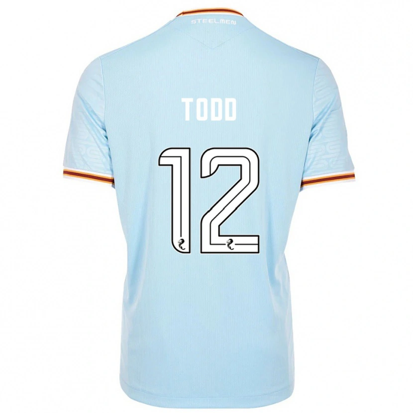 Danxen Barn Rachel Todd #12 Himmelsblå Bortatröja Matchtröjor 2025/26 Tröjor T-Tröja