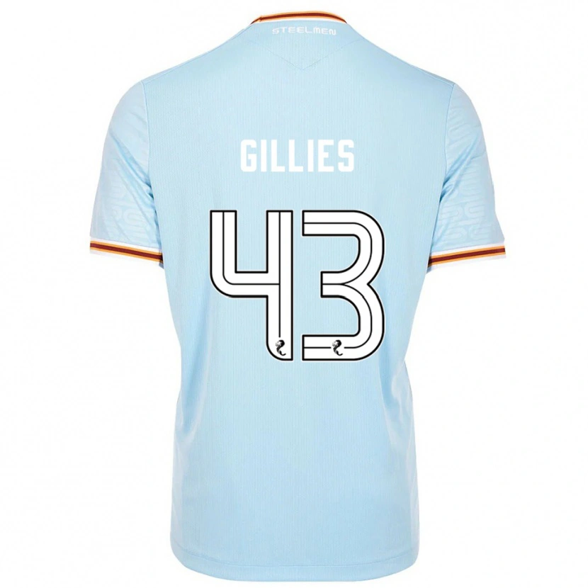 Danxen Barn Jay Gillies #43 Himmelsblå Bortatröja Matchtröjor 2025/26 Tröjor T-Tröja